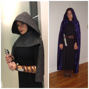 My Barriss Offee costume progress: 2016 vs 2005